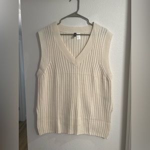 Cream Sweater Vest